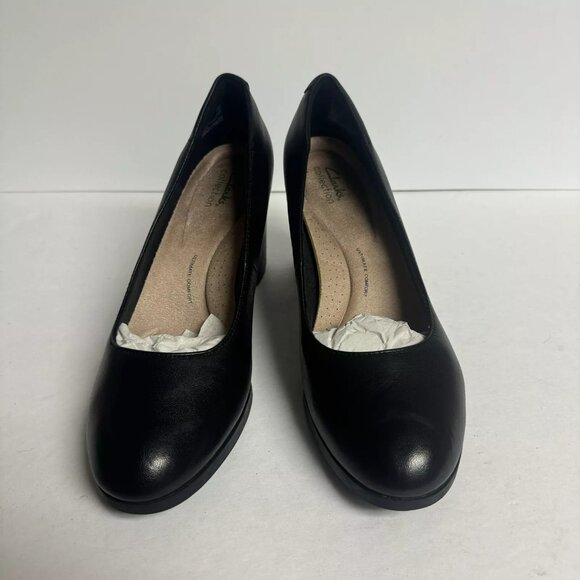 Clark’s Womens Bayla Skip Pump Heel Black Size 10 M - Picture 3 of 6